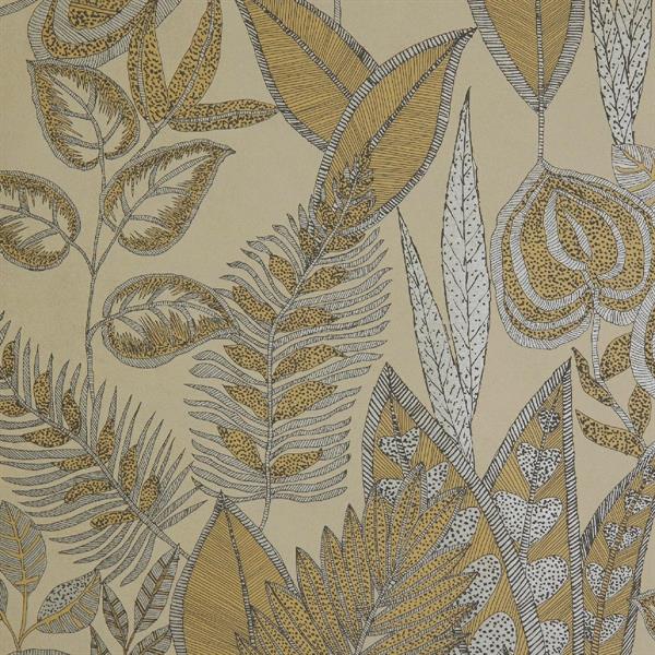 PARATO TESORO TNT /     ACRYL FOLIAGE YELLOW 0,53X10,05MT