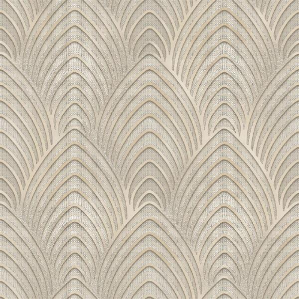 PARATO UTOPIA  PVC/TNT  /DESIGN CREAM  0,53X10,05MT