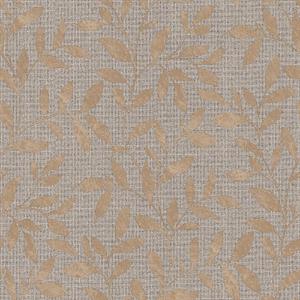 PARATO UTOPIA  PVC/TNT  /FOLIAGE BRONZE GREY 0,53X10,05MT