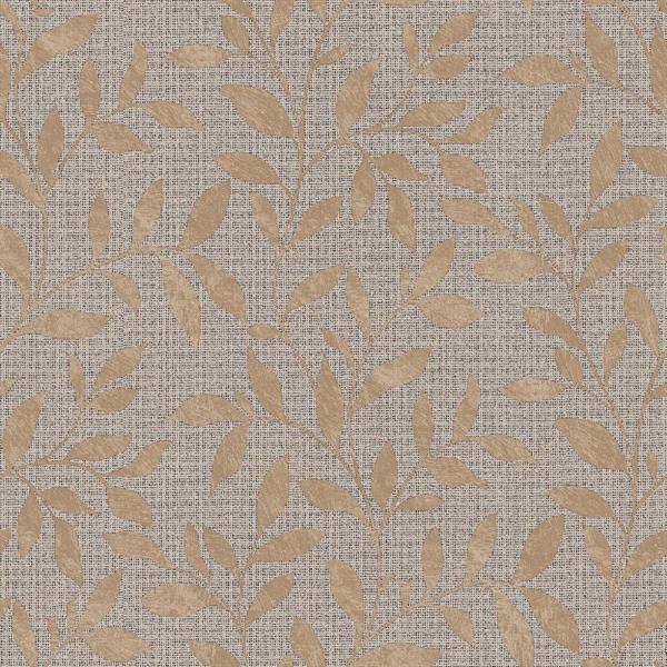 PARATO UTOPIA  PVC/TNT  /FOLIAGE BRONZE GREY 0,53X10,05MT