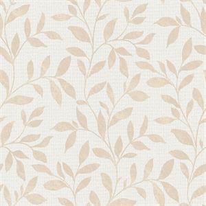 PARATO UTOPIA  PVC/TNT  /FOLIAGE BEIGE MIS.0,53X10,05MT