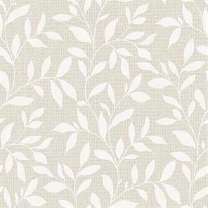 PARATO UTOPIA  PVC/TNT  /FOLIAGE BEIGE MIS.0,53X10,05MT