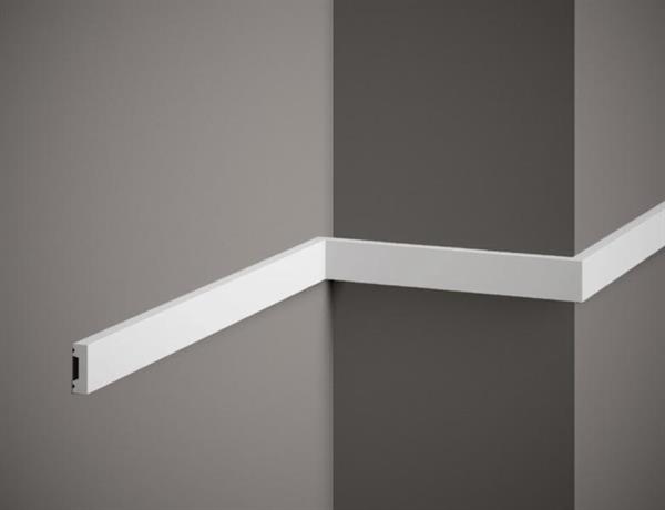 CORNICE Polyforce - Resistent White 4x1x200CM CF.72 PZ