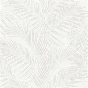 PARATO ROYAL VINILICO SU/TNT FOLIAGE WHITE 0,53X10,05MT