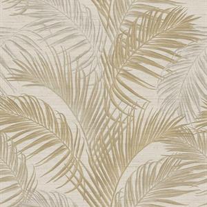 PARATO ROYAL VINILICO SU/TNT FOLIAGE TAUPE 0,53X10,05MT