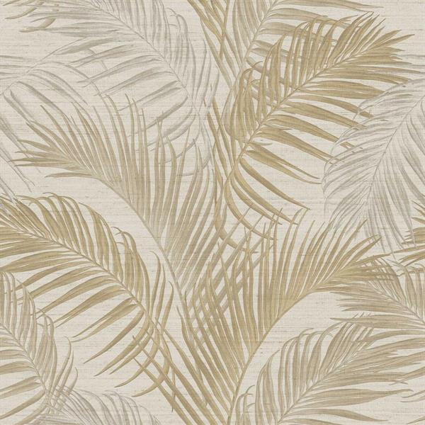 PARATO ROYAL VINILICO SU/TNT FOLIAGE TAUPE 0,53X10,05MT