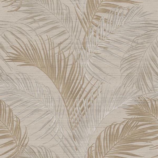 PARATO ROYAL VINILICO SU/TNT FOLIAGE BEIGE 0,53X10,05MT