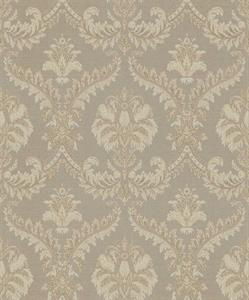 PARATO ROYAL VINILICO SU/TNT DAMASCO TAUPE 0,53X10,05MT