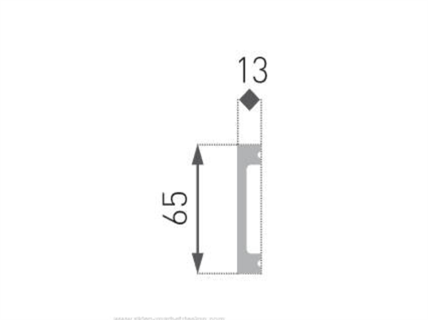 CORNICE/BATTISCOPA IN POLISTRUTTRATO 6,5X1,3X220 CM CF.20