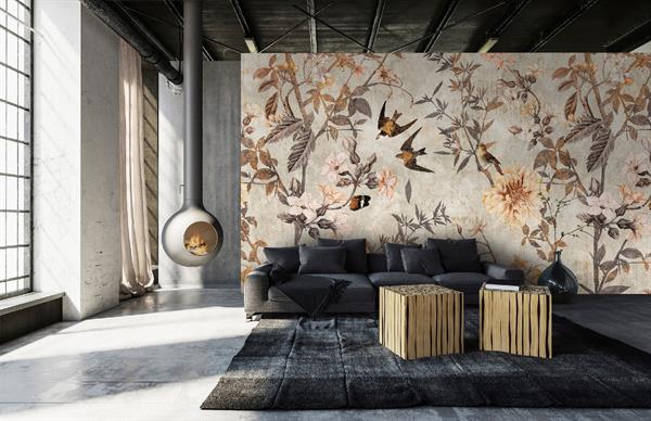 WALL BY PATEL 4 STAMPA  /DIGITALE -FOLIAGE T.500x250H.CM