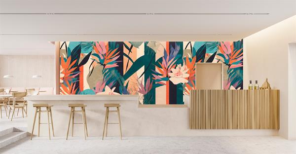 WALL BY PATEL 4 STAMPA  /DIGITALE -FOLIAGE .500x270H.CM