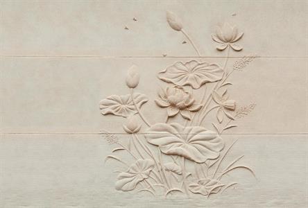 WALL BY PATEL 4 STAMPA  /DIGITALE -FLOWER MIS.400x270H.CM