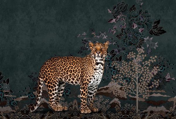 WALL BY PATEL 4 STAMPA  /DIGITALE - TIGER MIS.400x270H.CM