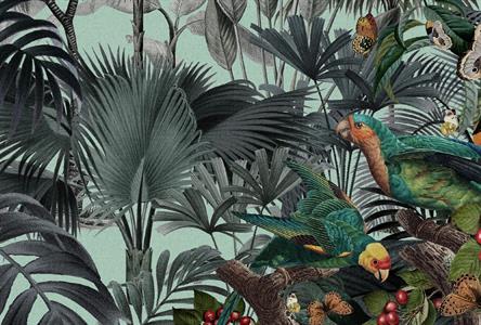 WALL BY PATEL 4 STAMPA  /DIGITALE - JUNGLE MIS.400x270H.CM