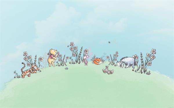 FOTOMURALE WONDERLAND   /IN TNT POOH MIS. 400X250 CM(8 TELI)