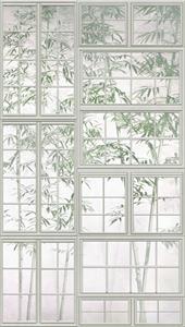 PARATO THE WALL 3  PVC  /TNT TILES FOLIAGE 1,59X2,80H MT( 3TELI)