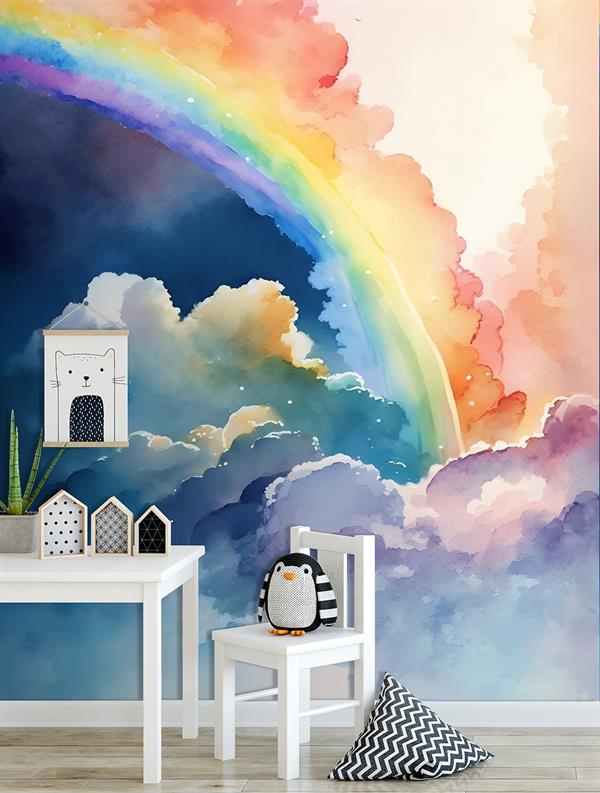 PARATO CUTE WALLS ECO   /TNT RAINBOW CL. 2,12X2,80H MT (4 TELI)