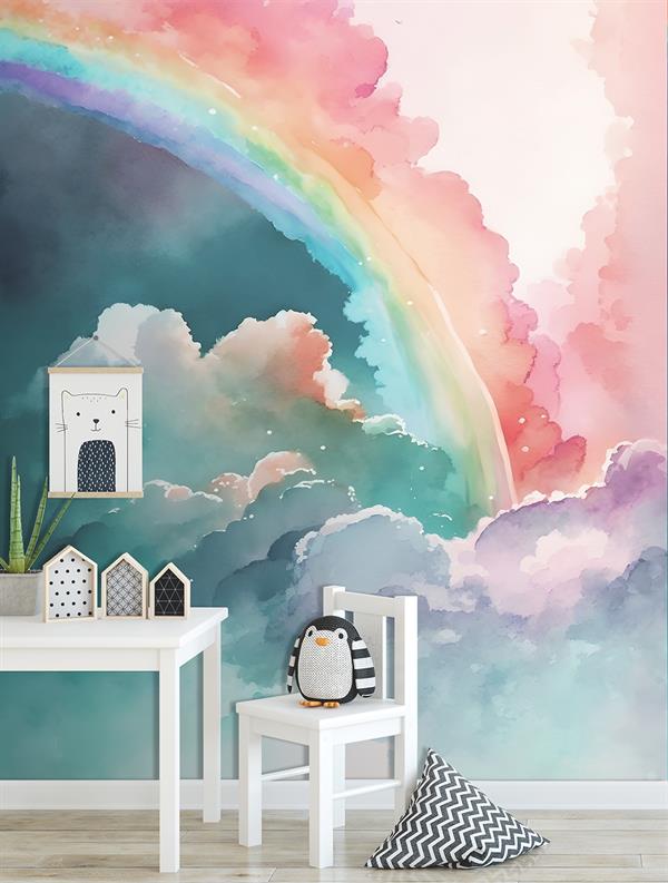 PARATO CUTE WALLS ECO   /TNT RAINBOW CL. 2,12X2,80H MT (4 TELI)