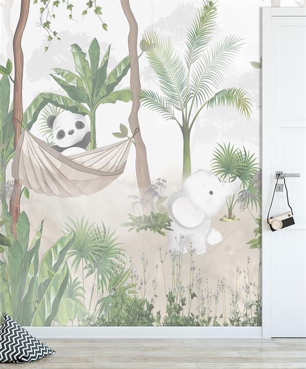 PARATO CUTE WALLS ECO   /TNT PANDA KIDS 2,12X2,80H MT (4 TELI)