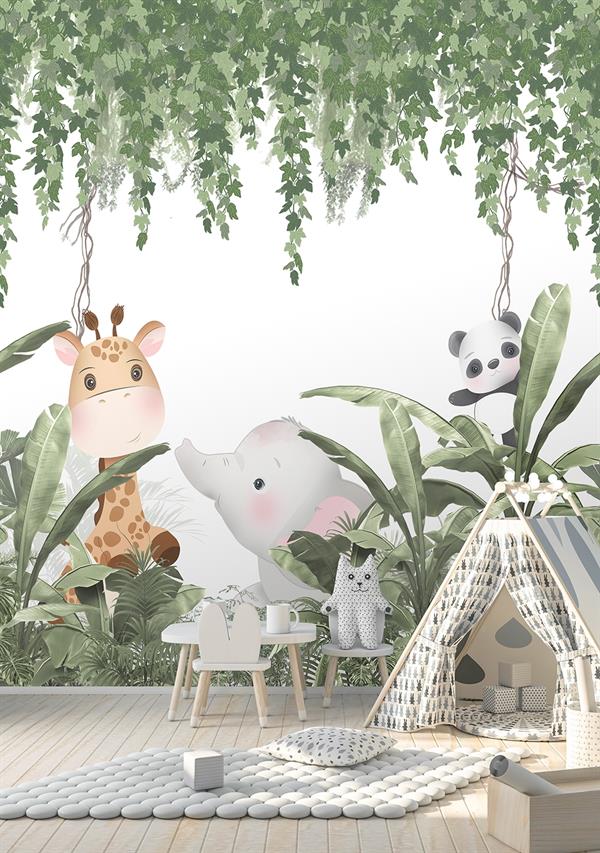 PARATO CUTE WALLS ECO   /TNT FOLIAGE KIDS 2,12X2,80H MT (4 TELI)