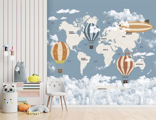 PARATO CUTE WALLS ECO   /TNT GLOBAL KIDS 2,12X2,80H MT (4TELI)