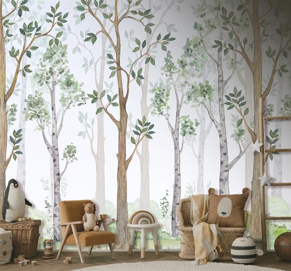 PARATO CUTE WALLS ECO   /TNT TREE FOREST 2,65X2,80H MT (5TELI)