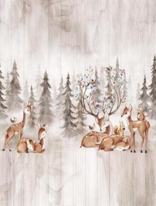 PARATO CUTE WALLS ECO   /TNT DEER  KIDS 2,12X2,80H MT (4 TELI)