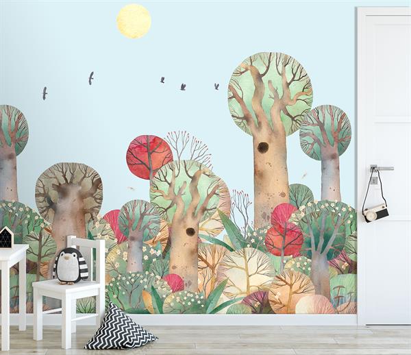 PARATO CUTE WALLS ECO   /TNT FOREST KIDS 2,65X2,80H MT (5 TELI)