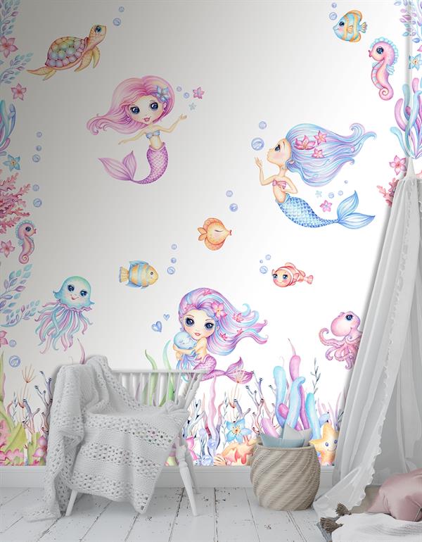 PARATO CUTE WALLS ECO   /TNT OCEAN KIDS 2,12X2,80H MT (4TELI)