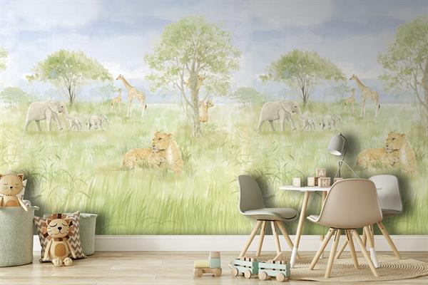 PARATO CUTE WALLS ECO   /TNT JUNGLE KIDS 2,12X2,80 MT (4 TELI)