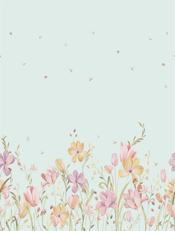 PARATO CUTE WALLS ECO   /TNT FLOWERS BL. 2,12X2,80H MT (4 TELI)