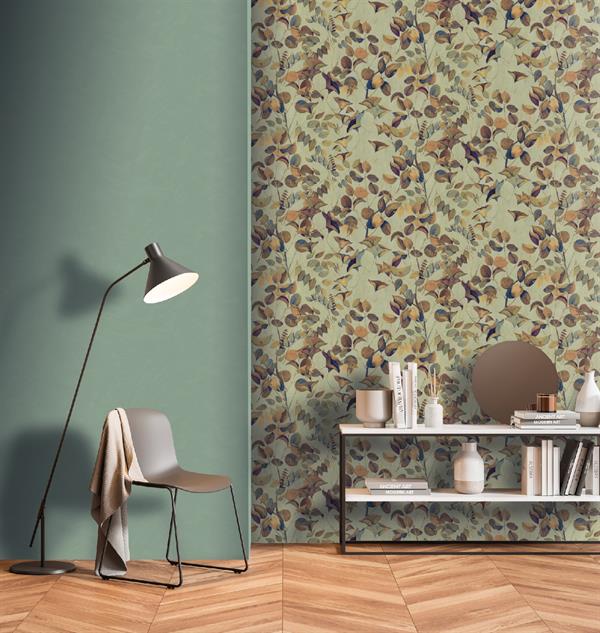 PARATO DESIGNER WALLS IN/TNT FOLIAGE GREEN 0,50X10,05MT