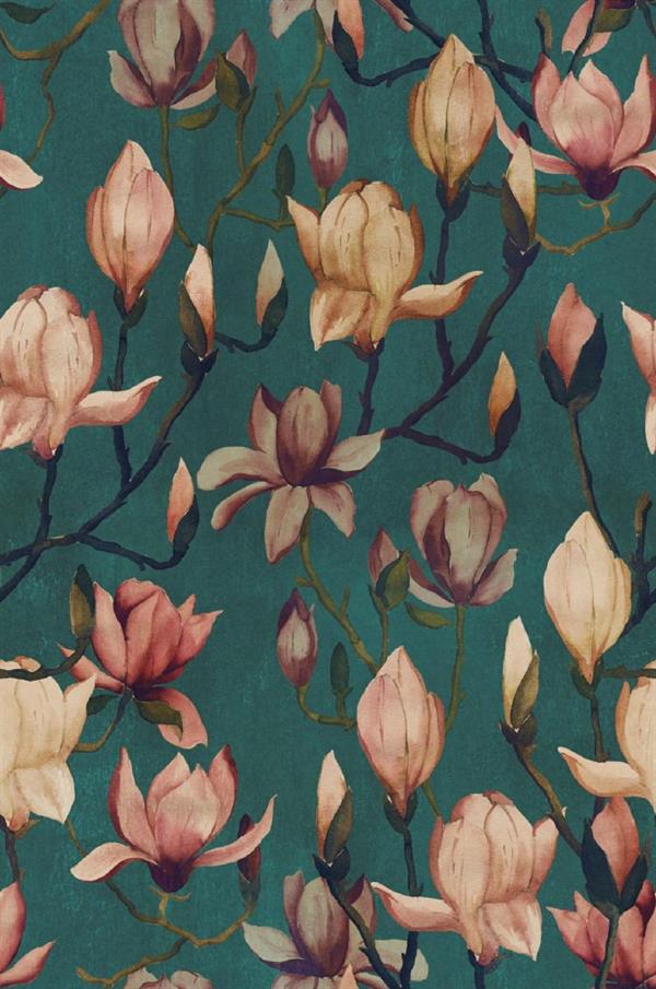 PARATO DESIGNER WALLS IN/TNT FLOWERS GREEN 0,50X10,05MT