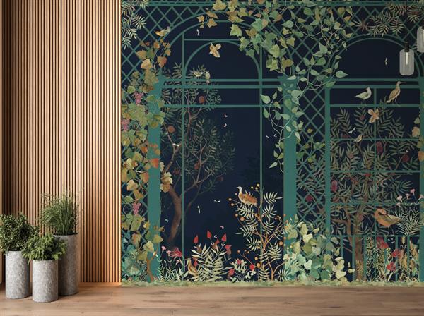 PARATO DESIGNER WALLS IN/TNT ARCHE JUNGLE 3,18X3H MT (6 TELI)