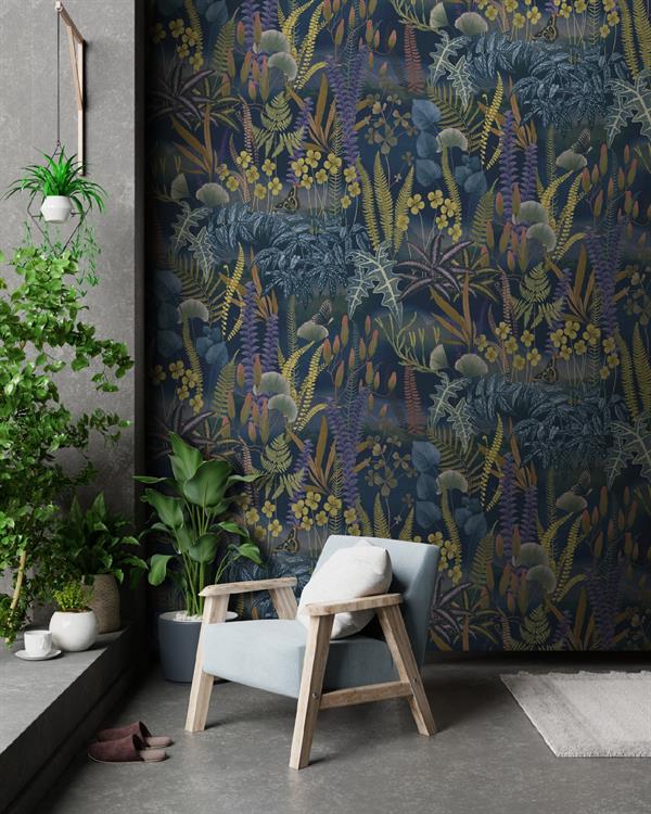 PARATO FEATURE WALLS PVC/TNT FOLIAGE BL. 2,12X2,80H MT(4 TELI)