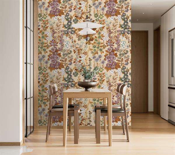 PARATO FEATURE WALLS PVC/TNT FLOWERS BL. 1,06X2,80H MT(2 TELI)