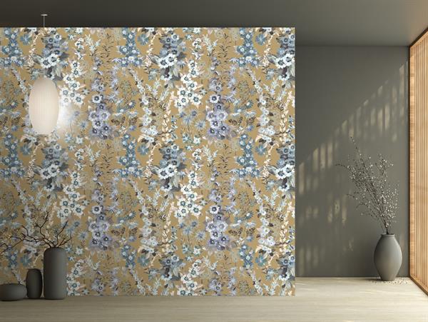 PARATO FEATURE WALLS PVC/TNT FLOWERS BL. 1,06X2,80H MT(2 TELI)