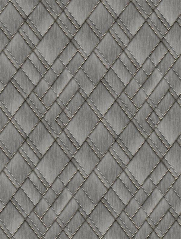 PARATO FEATURE WALLS PVC/TNT DESIGN SILVER 2,12X2,80H MT (4 TELI