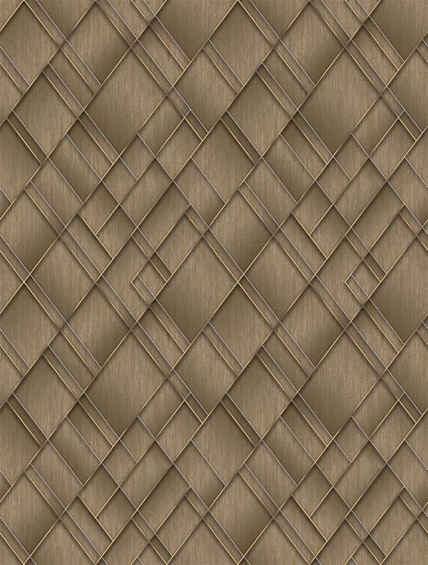 PARATO FEATURE WALLS PVC/TNT DESIGN GOLD 2,12X2,80H MT (4 TELI)