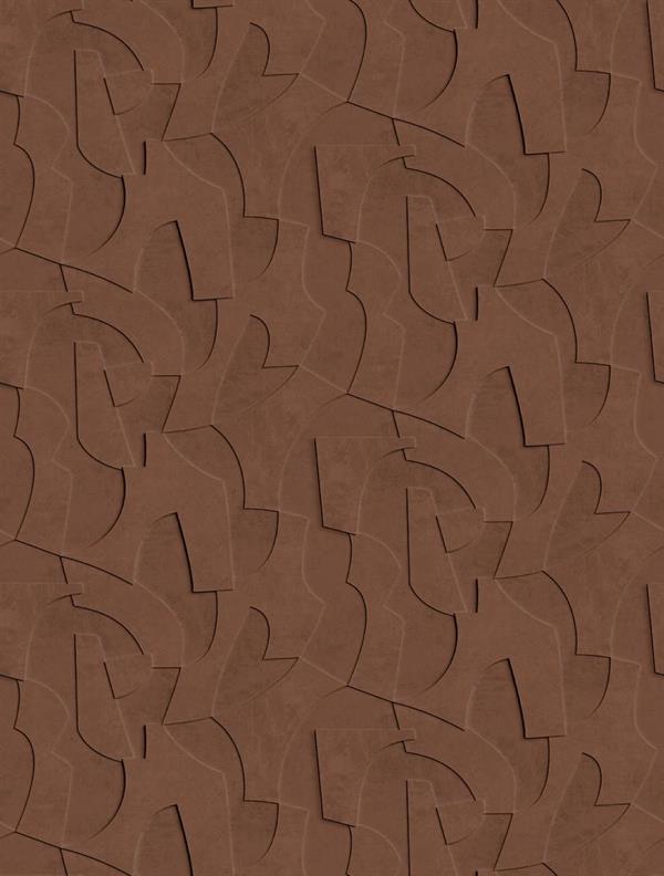 PARATO FEATURE WALLS PVC/TNT DESIGN BROWN 2,12X2,80H MT(4 TELI)