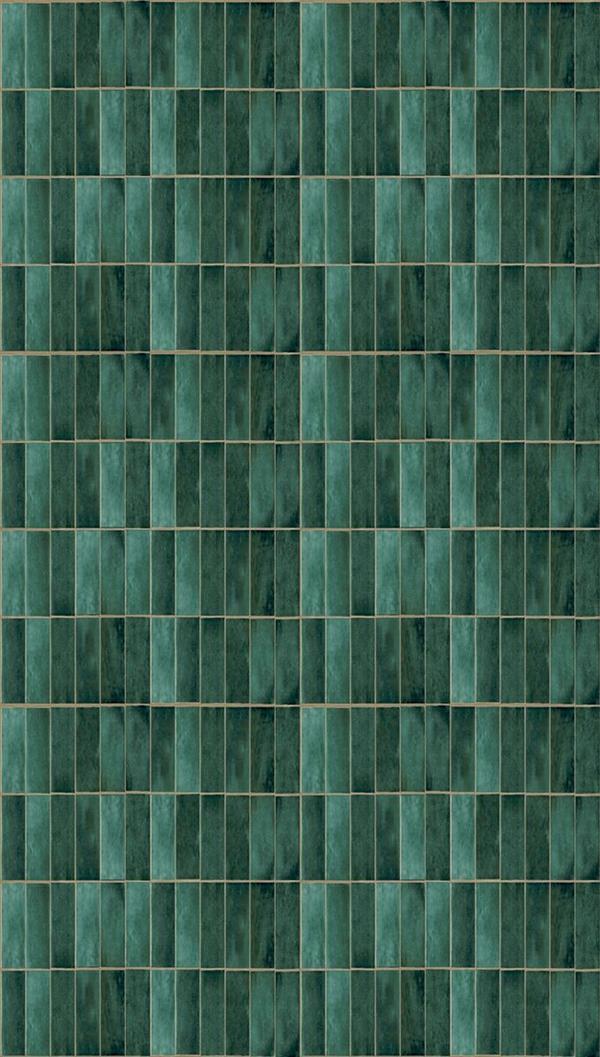 PARATO FEATURE WALLS PVC/TNT TILES GREEN 1,59X2,80H MT (3 TELI)