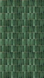 PARATO FEATURE WALLS PVC/TNT TILES GREEN 1,59X2,80H MT (3 TELI)