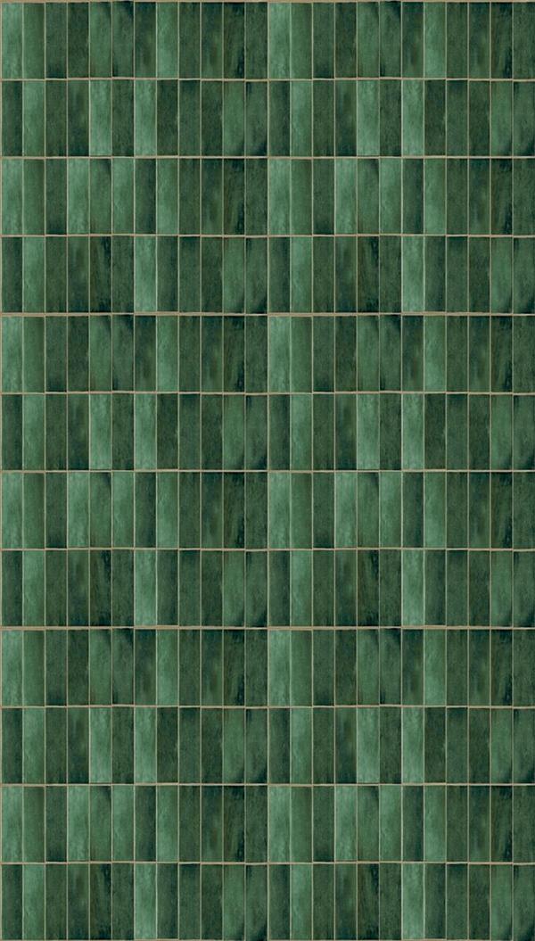 PARATO FEATURE WALLS PVC/TNT TILES GREEN 1,59X2,80H MT (3 TELI)