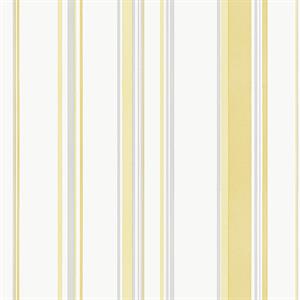 PARATO SMART STRIPES 24 /IN PVC/TNT RIGHE YELLOW 0,53X10,05MT