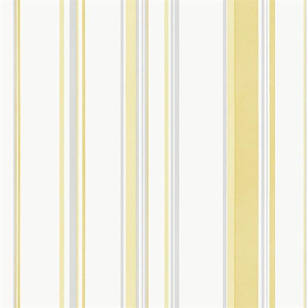 PARATO SMART STRIPES 24 /IN PVC/TNT RIGHE YELLOW 0,53X10,05MT