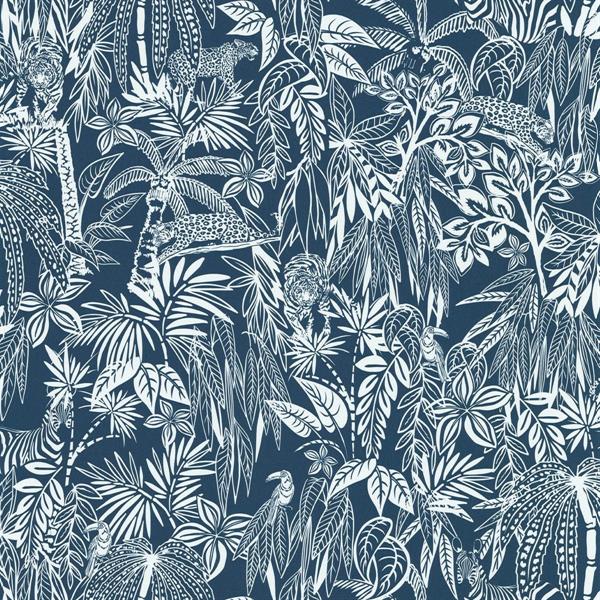 PARATO LES AVENTURES    /LILYBETH  TNT FOLIAGE VERDE .0,53X10,05