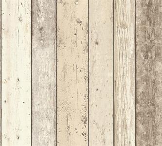 ELEMENTS PARATO TNT EFFETTO LEGNO  MARRONE BEIGE10X0,53 mt