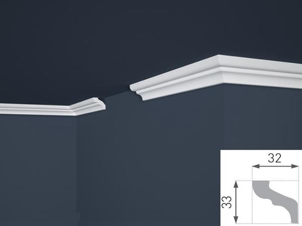 CORNICE POLISTIRENE 3.3X3.2X200CM CF 110 pz